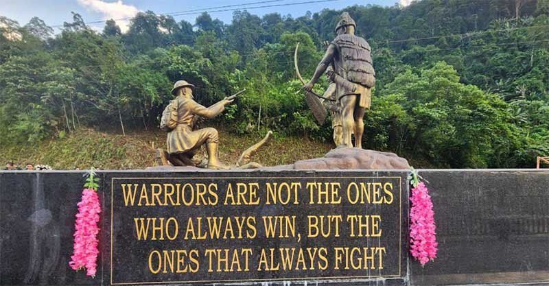Arunachal: Chowna Mein unveils Memorial Statue of Anglo-Abor War 1911-12 at Kekar Monying