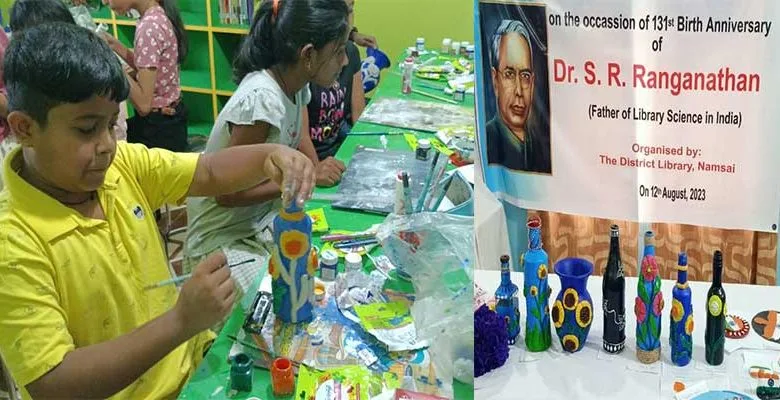 Arunachal: Craft Skill exhibition on Librarians’ Day in Namsai