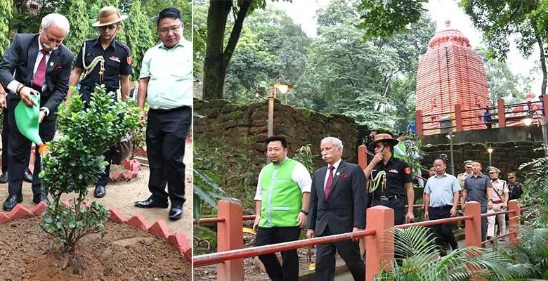 Arunachal: Governor visits at Malinithan Temple