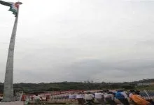 Arunachal: 30 meters high mast flag hoisting ceremony held at NERIST