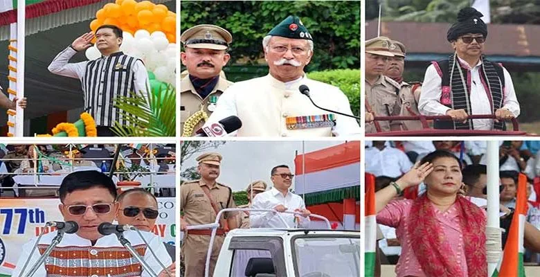 Independence Day celebrated across Arunachal Pradesh