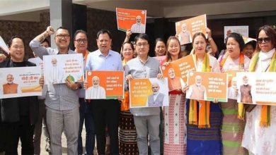 Arunachal: BJP Mahila Morcha celebrate the passing of women reservation bills
