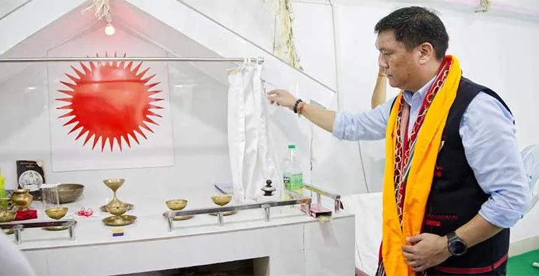 Arunachal: Pema Khandu inaugurates Donyi Polo Khumko Naam at Kuporijo in Upper Subansiri