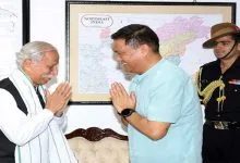 Arunachal: CM Pema Khandu calls on the Governor KT Parnaik