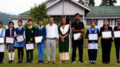 Arunachal:- Essay writing winners awarded prizes