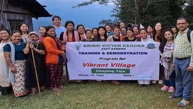 Arunachal: KVK East Kameng Conducted Training cum Demonstration Programme at Vibrant Village, Chayang Tajo
