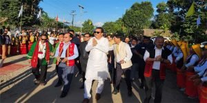 Arunachal, Chowna Mein attends,  Platinum Jubilee Celebration, Govt secondary School, Balek
