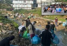 Arunachal: World Dignity Day marked with Yagamso River Cleanup in Itanagar
