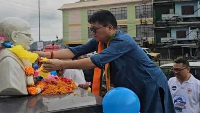 Arunachal: BJP observed 154th birth anniversary of Mahatma Gandhi as part of Sewa Pakhwada