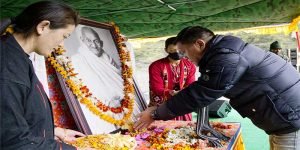 Arunachal: CM celebrates Gandhi Jayanti with Army, ITBP Jawans at Mago