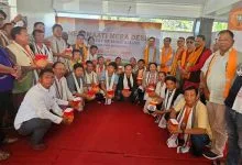 Arunachal: BJP delegates with Amrit Kalash leave for Delhi under Meri Mati Mera Desh Prgm