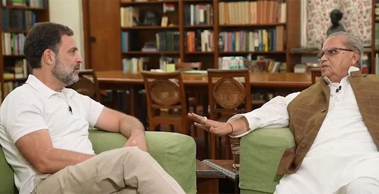Modi govt will not come in Power; Satyapal Malik said in an interview to Rahul Gandhi