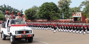 Arunachal Governor reviews the attestation Parade of the Assam Rifles Mahila recruits