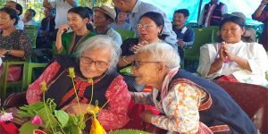 Arunachal’s first lady graduate Bormoty Yirang Dai and 2nd lady teacher Palonty Yirang Tayeng releases Borguli Doying book