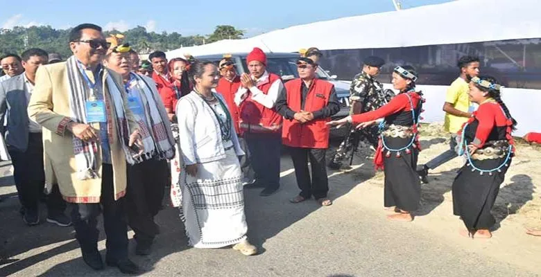 Chowna Mein CM Mein attends 3rd Inter-State Cultural Exchange Festival of Assam and Arunachal Pradesh