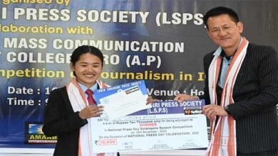 Arunachal: LSPS celebrates National Press Day 2023 at Ziro