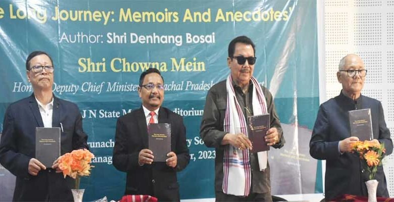 Arunachal: Chowna Mein release a book ‘The Long Journey’ at a Book Launch by APLS