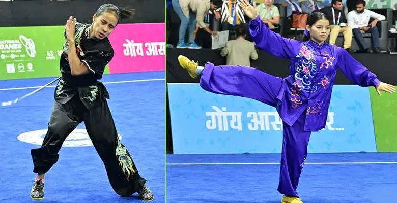 Arunachal Wushu players dominate at 37th National Games at Goa