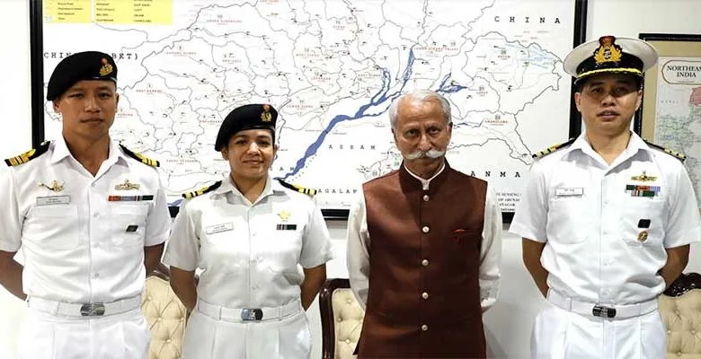Arunachal: Naval Officers calls on the Governor