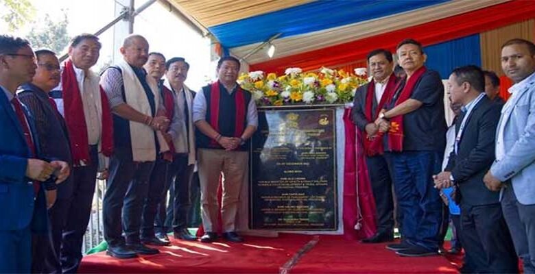 Union Minister Sarbananda Sonowal and CM Pema Khandu lay foundation stone for capacity expansion at NEIAFMR, Pasighat
