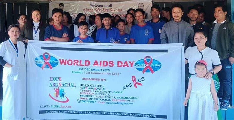 Arunachal: World AIDS Day Observed at Leparada
