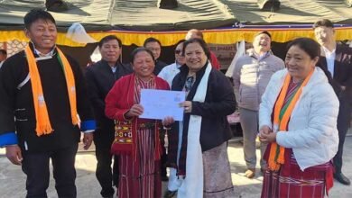 Arunachal: Union Minister Darshana Jardosh Attends Viksit Bharat Sankalp Yatra in Lumla