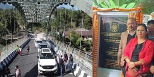 Arunachal: Moyong dedicates double lane steel Arch Sibo Korong Bridge to the people of Bogong Banggo