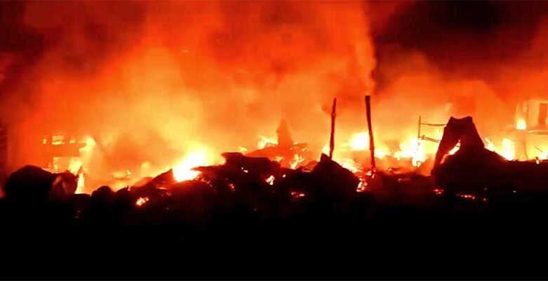 Arunachal: Massive fire broke out in DIRANG