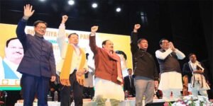 INDIA alliance party is nothing but to promote pariwarik or dynasty politics, says JP Nadda