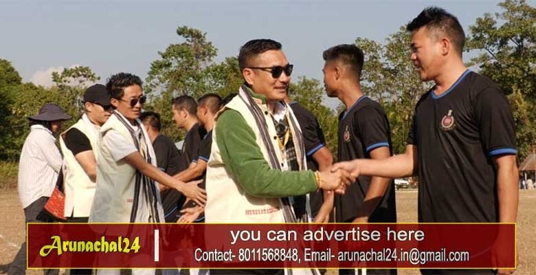 Arunachal: Trigonometry Chairman Tobom Dai kicks off 7th Pakke Paga Football Tournament
