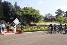 Arunachal: Governor interacts with SPICMACAY members, flags off cycle rally