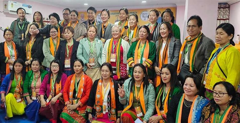 Arunachal: BJP organises Shakti Vandan Mahila Swayam Sahayata Samuh at Itanagar