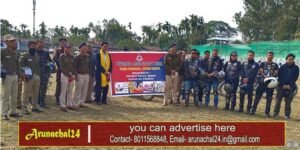 Arunachal: Namsai Police, Running Wolves riders club celebrate Road safety week