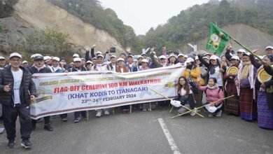 Arunachal: 100 KM Walkathon Marks Golden Jubilee of CC Dree Festival
