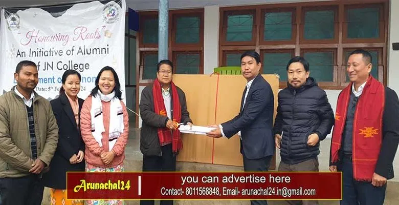 Arunachal: Alumni of JNC Economic dept rejuvenates office room, donates White Board and Chairs as a payback gesture