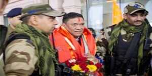 Arunachal CM Pema Khandu, his cabinet visit Ram mandir at Ayodhya