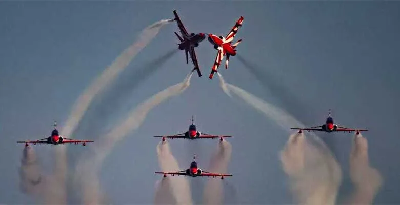 Arunachal: IAF's Surya kiran all set for Air Show at Donyi-Polo Airport Itanagar on 2nd March