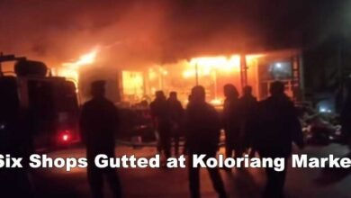 Arunachal: Six Shops Gutted at Koloriang Market In Midnight Blaze