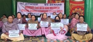 Manipur: Women take out torch rally demanding withdrawal of SoO Agreement