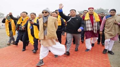 Arunachal CM Pema Khandu, his cabinet visit Ram mandir at Ayodhya