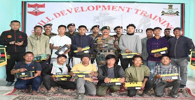 Arunachal: Assam Rifles organised skill development training for local youths in Longding