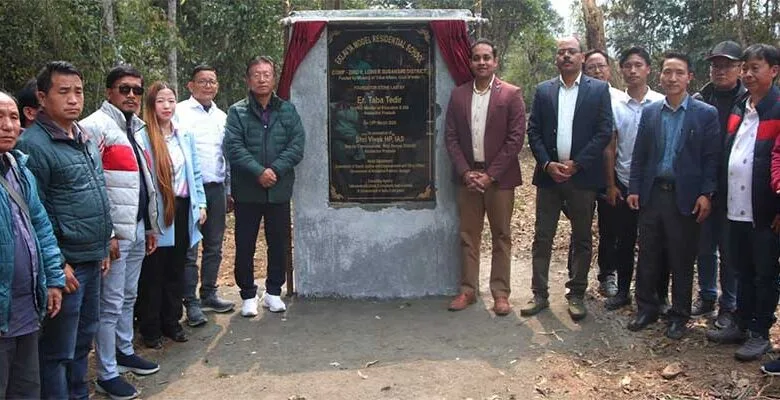Arunachal: Taba Tedir lays foundation stone for EMRS at Comp