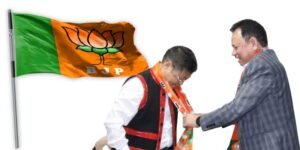 Arunachal: Congress legislature party leader Lombo Tayeng joins BJP