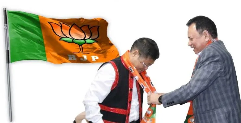 Arunachal: Congress legislature party leader Lombo Tayeng joins BJP
