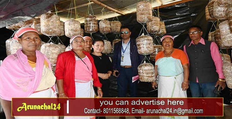 Arunachal: NABARD Inspects Oyster Mushroom Projects