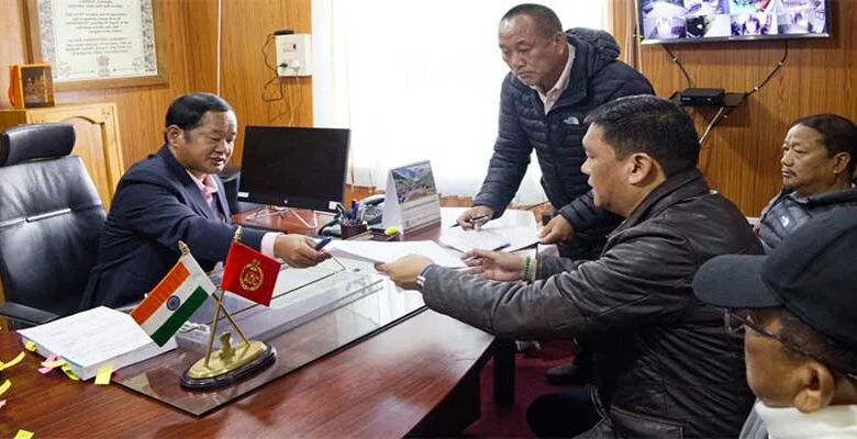 Arunachal: Pema Khandu files papers for Mukto assembly seat