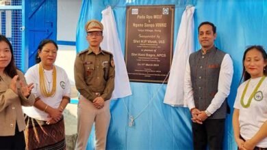 Arunachal: Pudu Apu MCLF & Ngunu Sango VDVKC inaugurated at Hong Village
