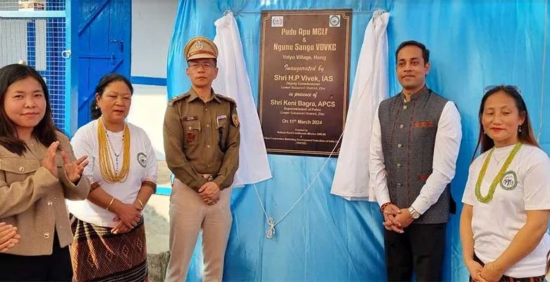 Arunachal: Pudu Apu MCLF & Ngunu Sango VDVKC inaugurated at Hong Village