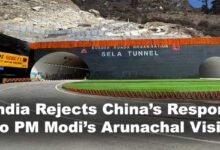 India Rejects China’s Response To PM Modi’s Arunachal Visit