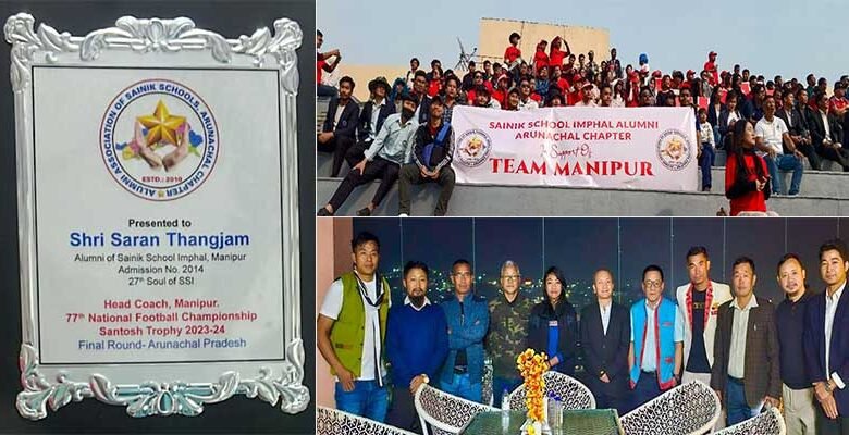 Arunachal: AASSAC felicitates Manipur football team head coach